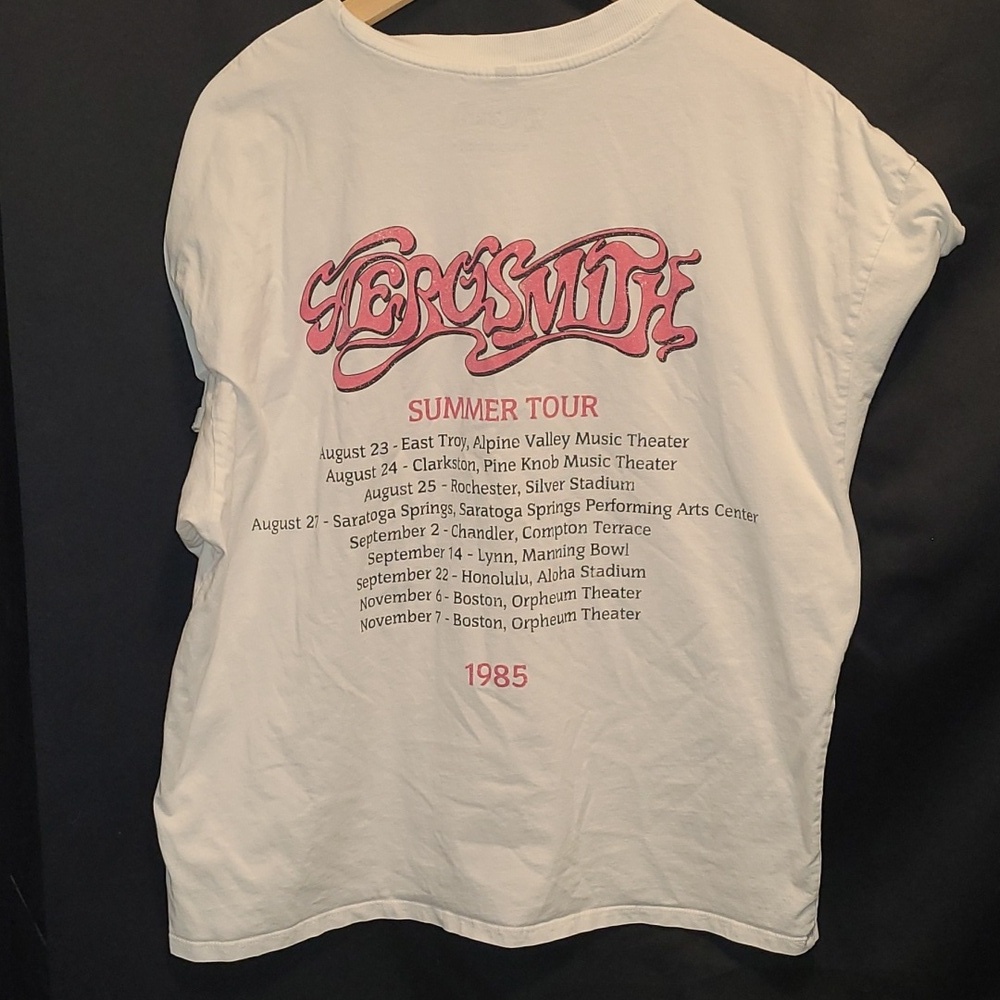 Aerosmith Summer Tour 1985 T-Shirt 2024 Rag Doll Merch Size LG - Picture 5 of 9